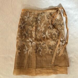 NWOT Marianne Kooimans wrap skirt one size